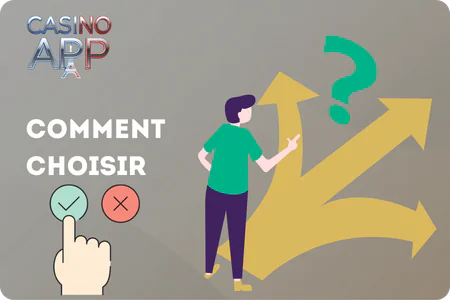 Critères de sélection application casino en ligne fiable