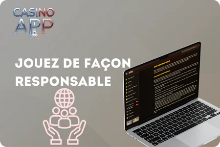 Jeu responsable outils protection application casino France